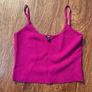 Express Hot Pink Spaghetti Strap Camisole